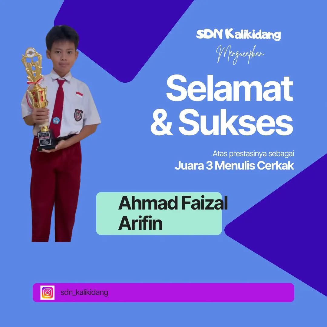 Juara 3 Menulis Cerkak