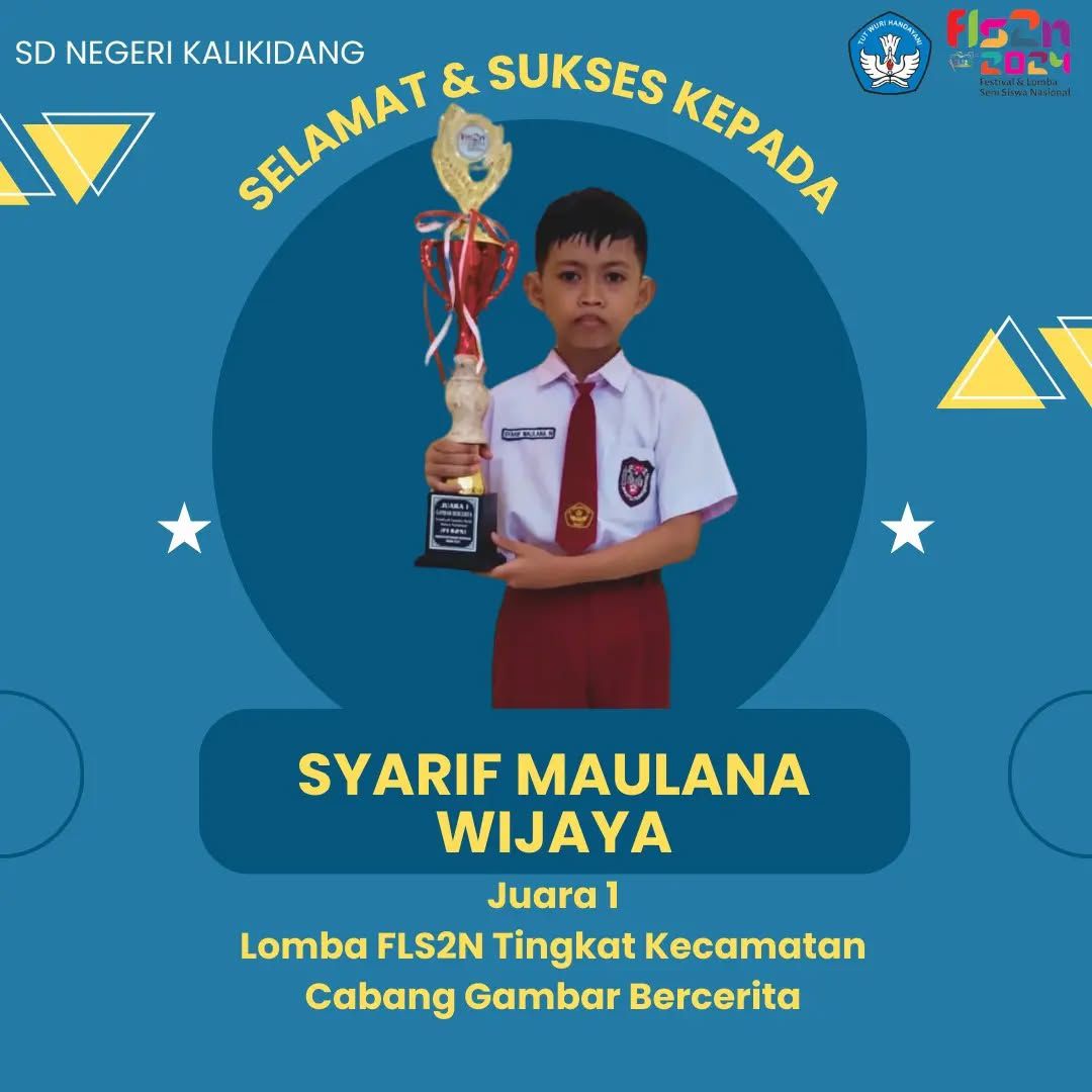 Juara 1 Lomba FLS2N Tingkat Kecamatan Cabang Gambar Bercerita